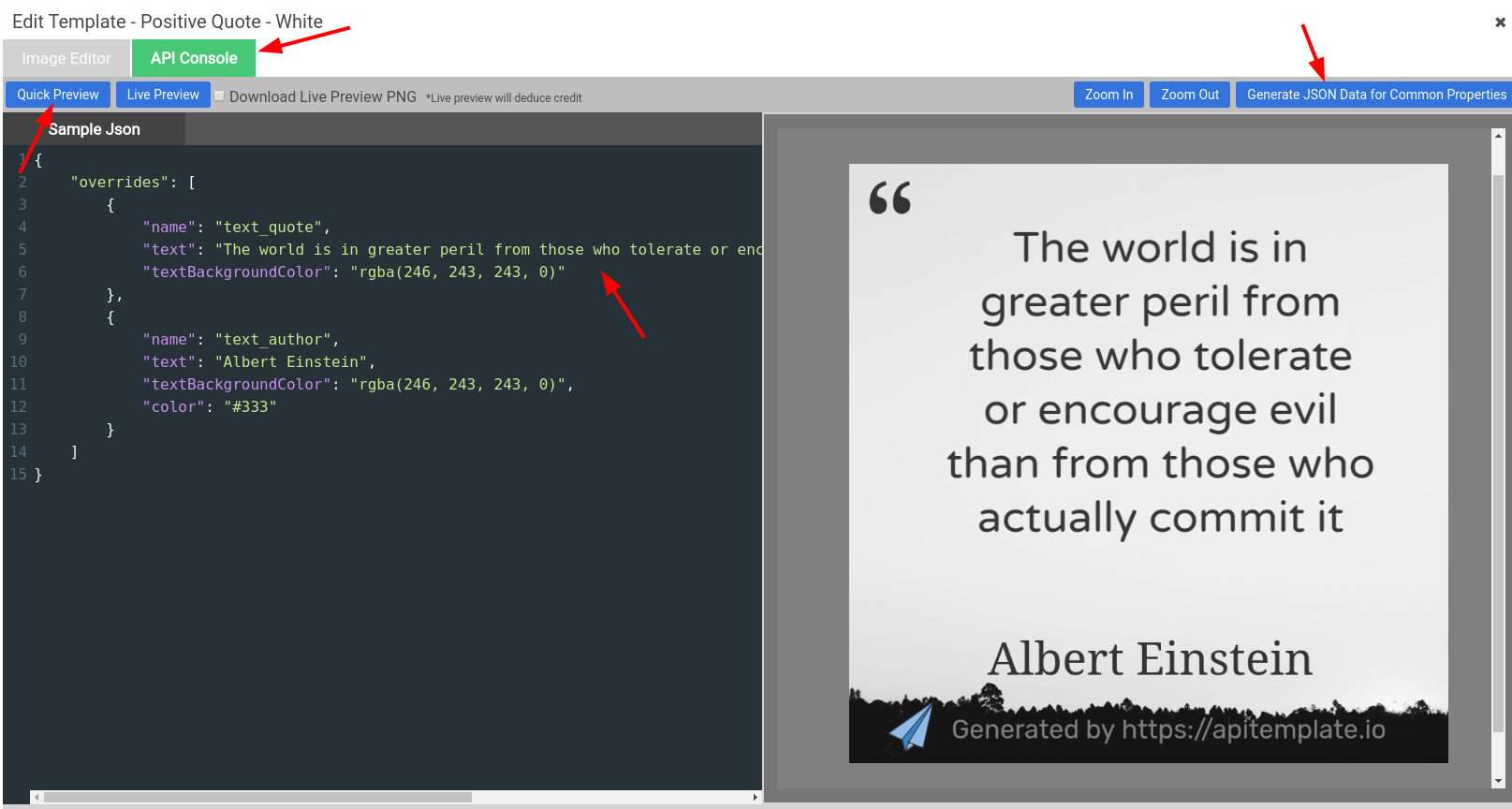 Image Editor Preview